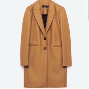 M Zara Women Wool Blend Suit Coat